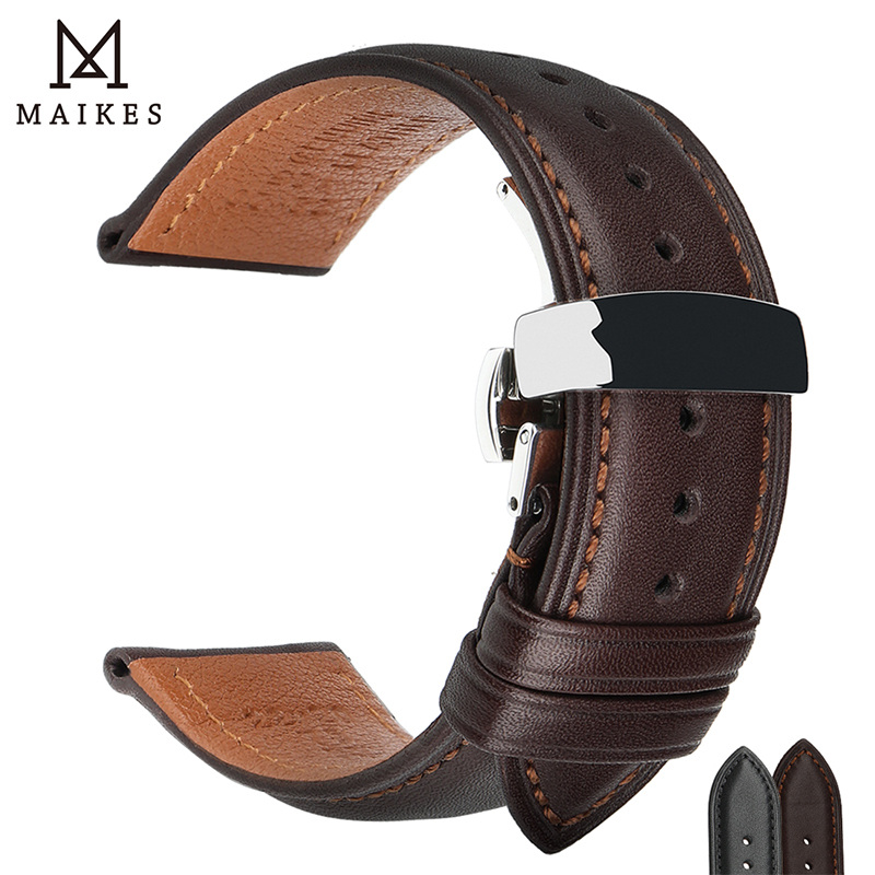 Luxury Watch Longines - MAIKES Luxury Cow Leather Watch Bands
