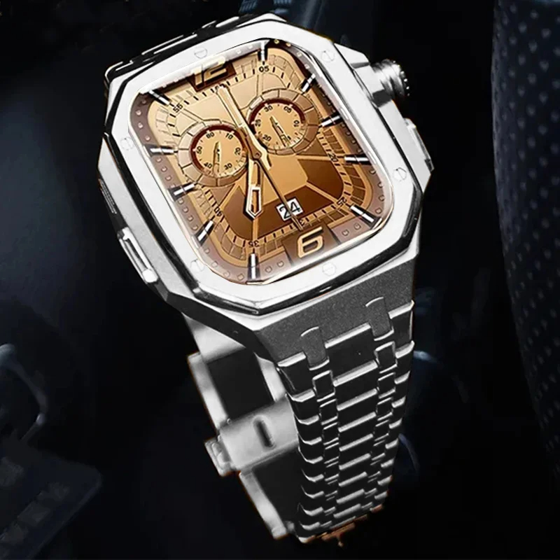 Luxury Watch Kit - Luxury Stainless Steel Case Mod Kit