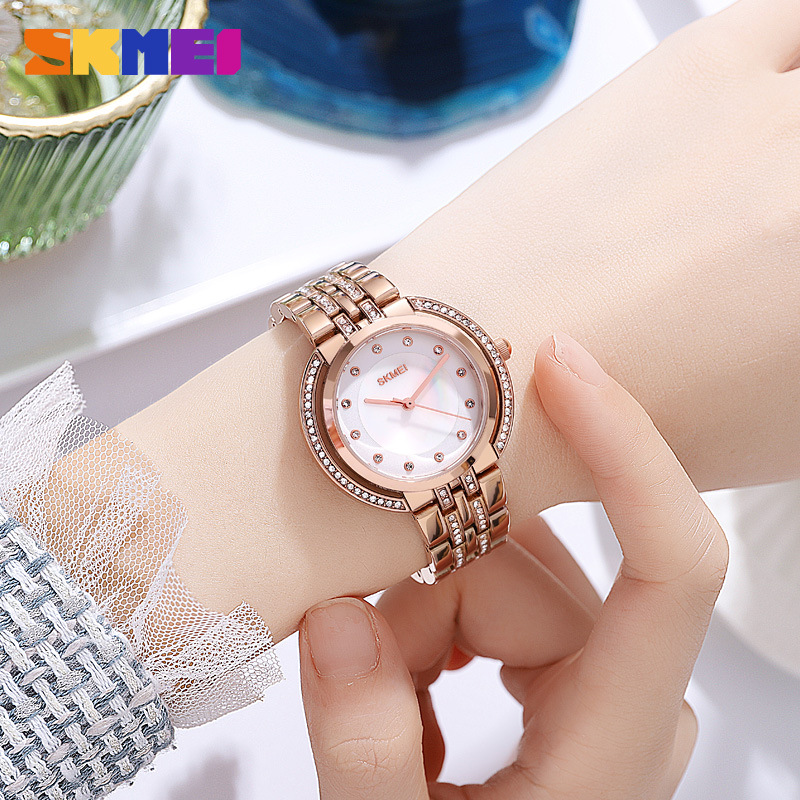 Luxury Watch For - Womens Bracelet Quartz Watches Luxury Rhinestone