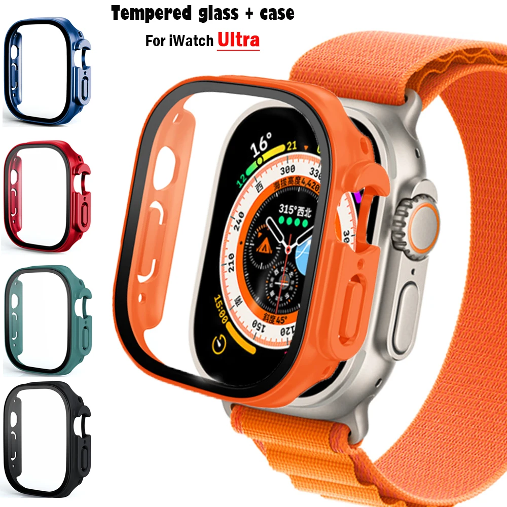 Luxury Watch Holder - Glass+case For Apple Watch Ultra 49mm