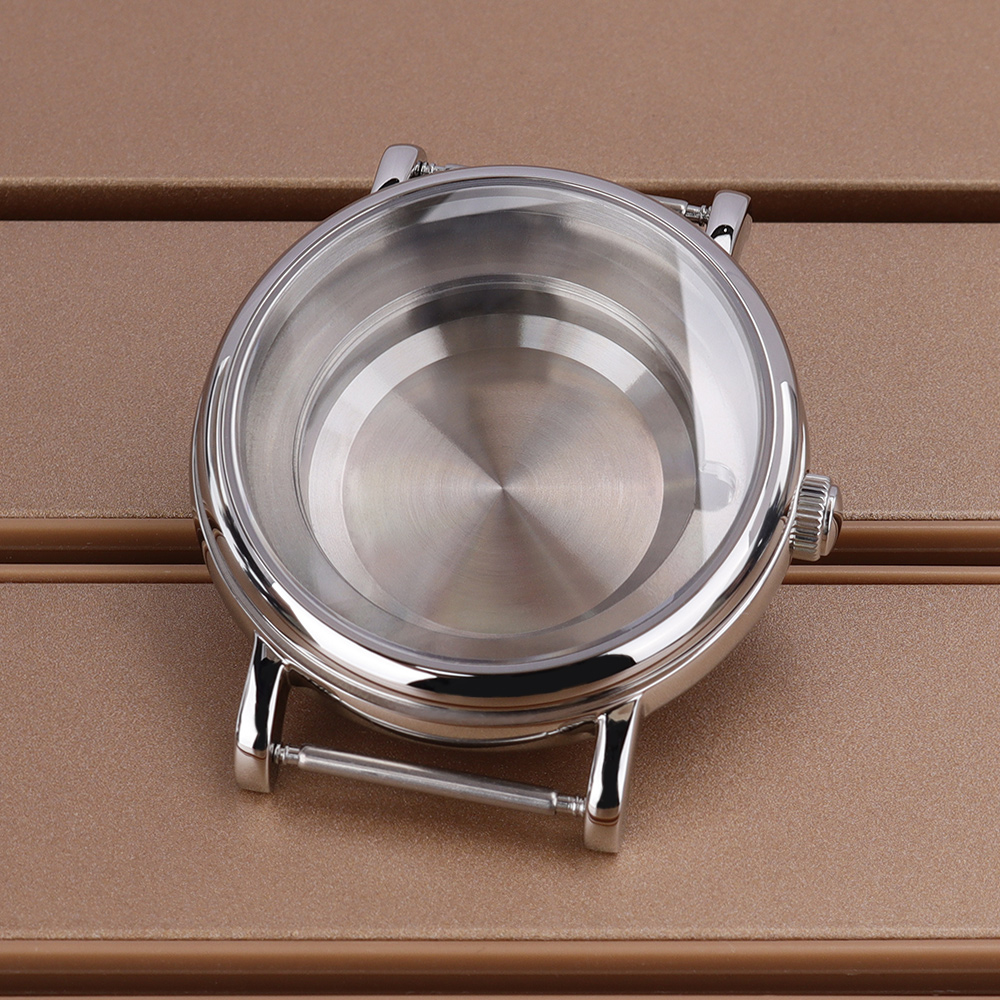 Silver 40MM Polish Watch Case  - Luxury Watch Kit 评论和价格