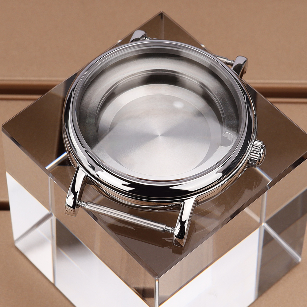 Silver 40MM Polish Watch Case  - Luxury Watch Kit 评论和价格