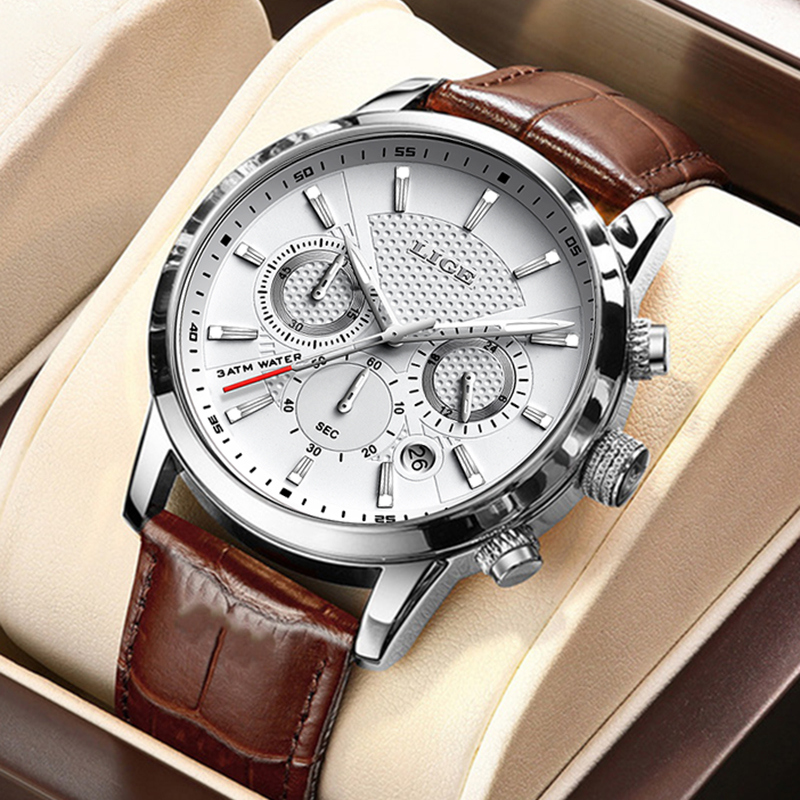 LIGE 2025 Watch Men Fashion Sp - Luxury Watch Longines 评论和价格