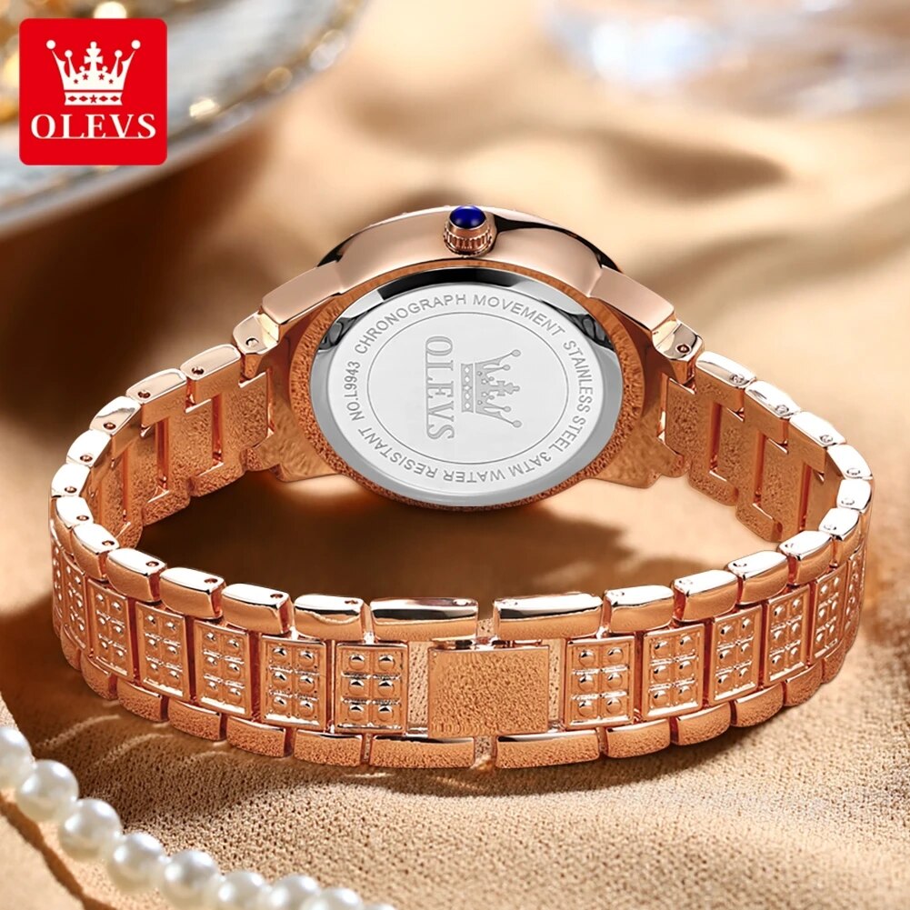 OLEVS 9943 Luxury All Diamond  - Luxury Watch Diamond 评论和价格
