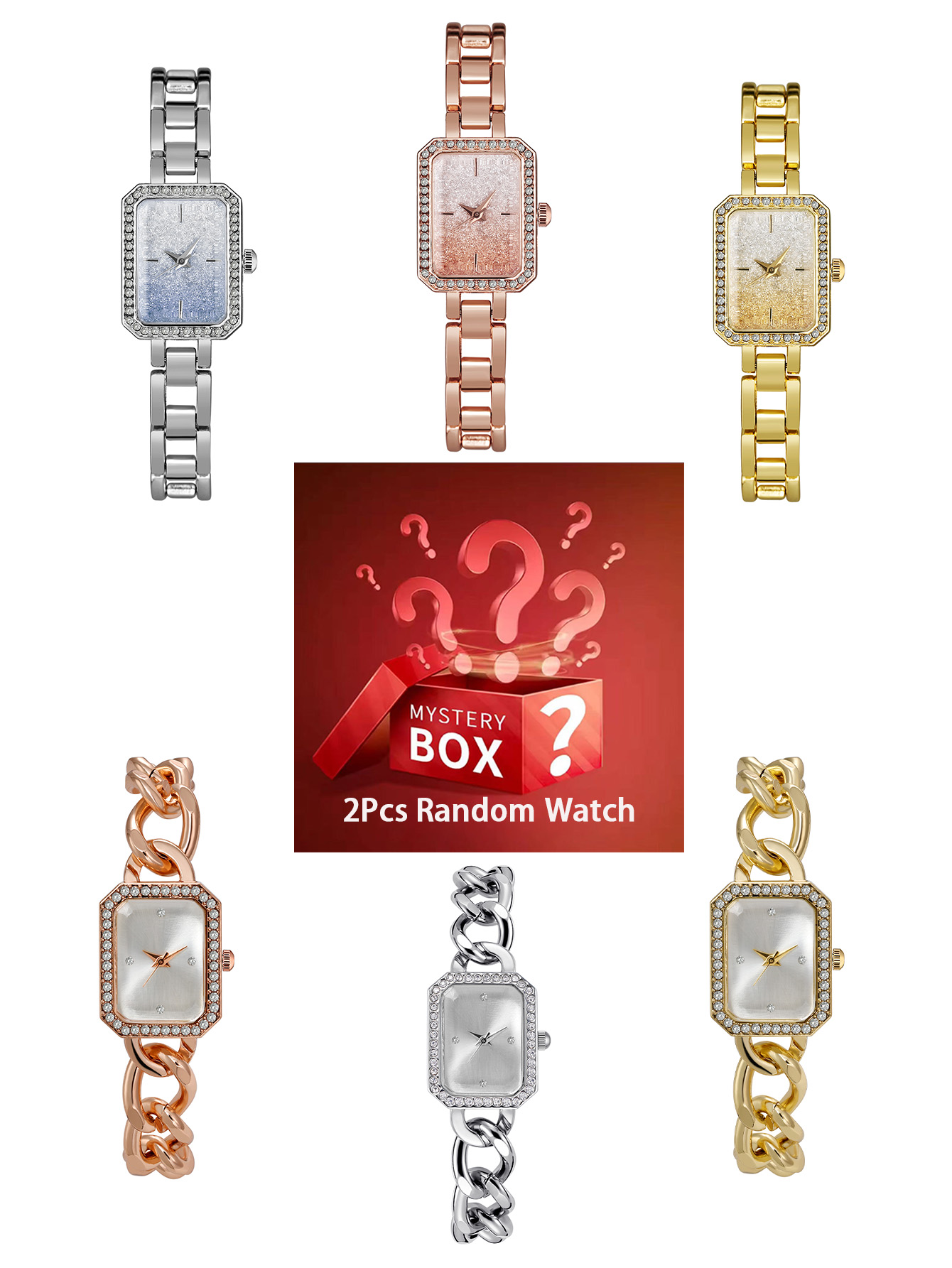 2 pieces women's watches myste - Luxury Watch Diamond 评论和价格