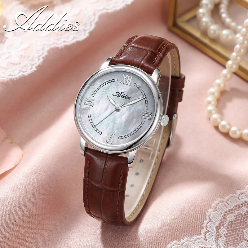 ADDIES Leather Quartz Woman Wa - Luxury Watch Holder 评论和价格