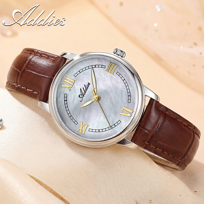 ADDIES Leather Quartz Woman Wa - Luxury Watch Holder 评论和价格