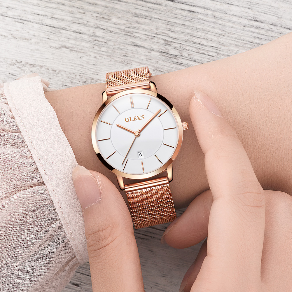 OLEVS Watches For Women Quartz - Luxury Watch Holder 评论和价格