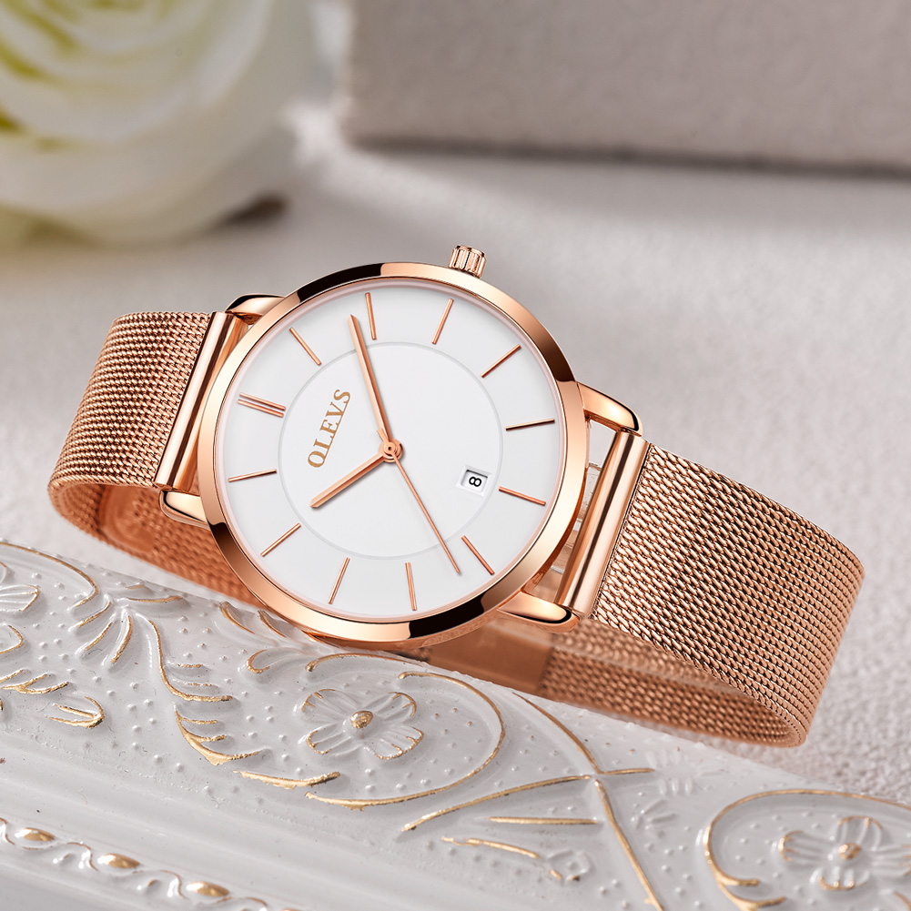 OLEVS Watches For Women Quartz - Luxury Watch Holder 评论和价格