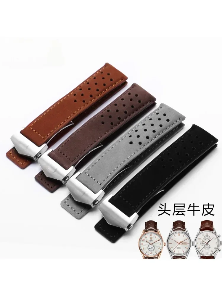 Genuine Leather Watch Strap fo - Tag Heuer Is Luxury Watch 评论和价格