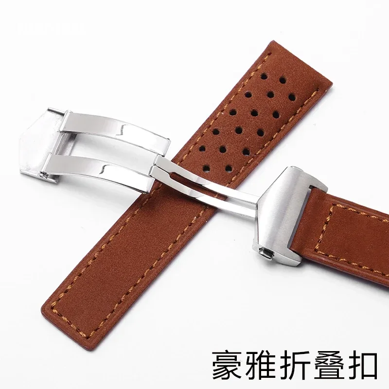 Genuine Leather Watch Strap fo - Tag Heuer Is Luxury Watch 评论和价格