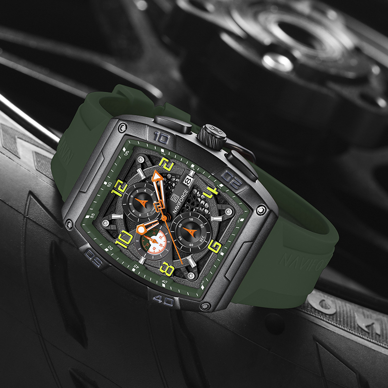 NAVIFORCE Men Quartz Multi-fun - Field Watch Military 评论和价格