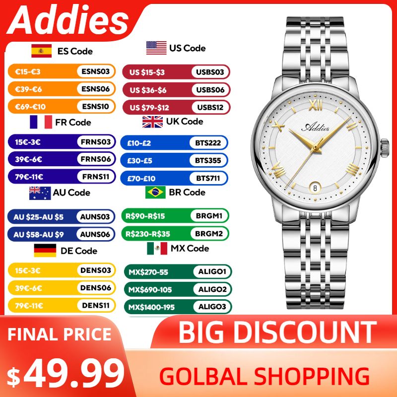 Addies New Luxury Women's Watc - Luxury Watch For 评论和价格