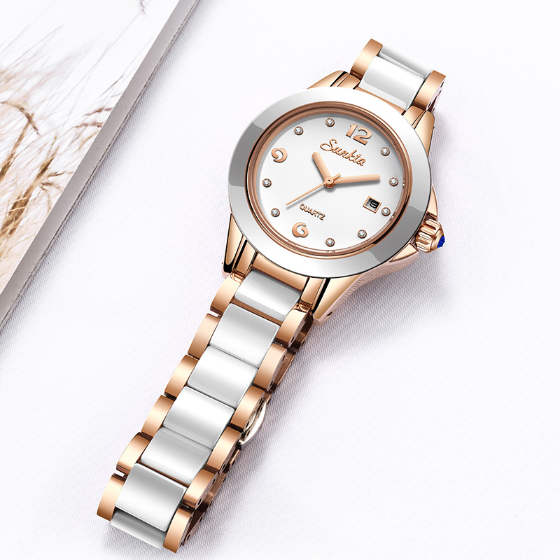 Sunkta Fashion Casual Quartz W - Luxury Watch Diamond 评论和价格