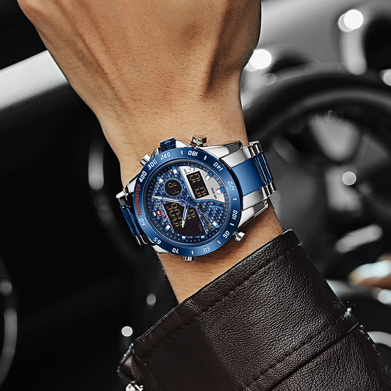 NAVIFORCE Luxury Brand Men's W - Field Watch Military 评论和价格