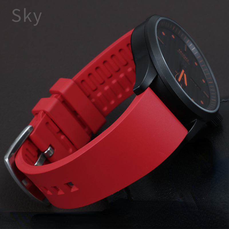 Male Silicone Watch Strap for  - Luxury Watch Longines 评论和价格