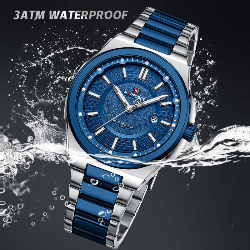 NAVIFORCE Men Quartz Watch Bus - Field Watch Military 评论和价格