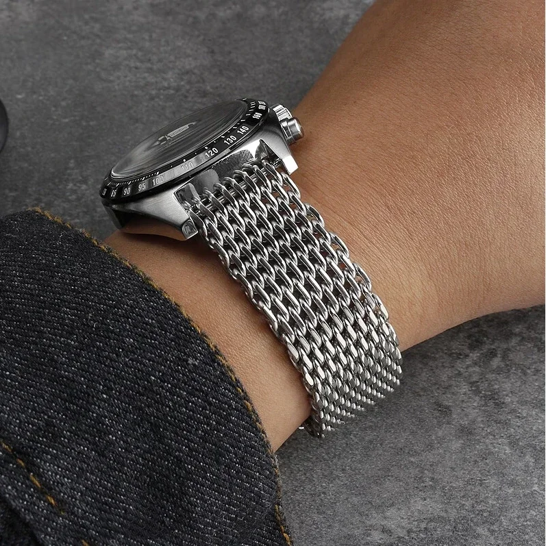 18/20/22/24mm Mesh Solid Stain - Luxury Watch Jaeger Lecoultre 评论和价格