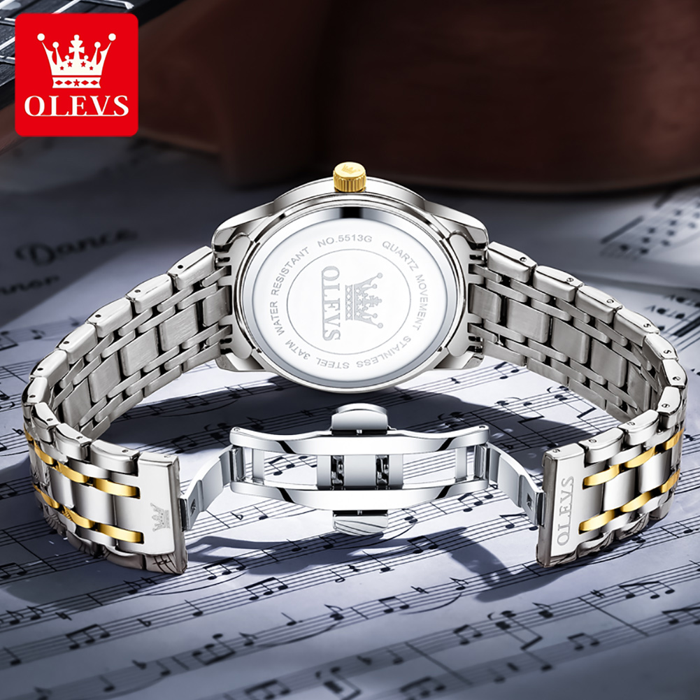 OLEVS Brand Fashion men's watc - Luxury Watch Logo 评论和价格