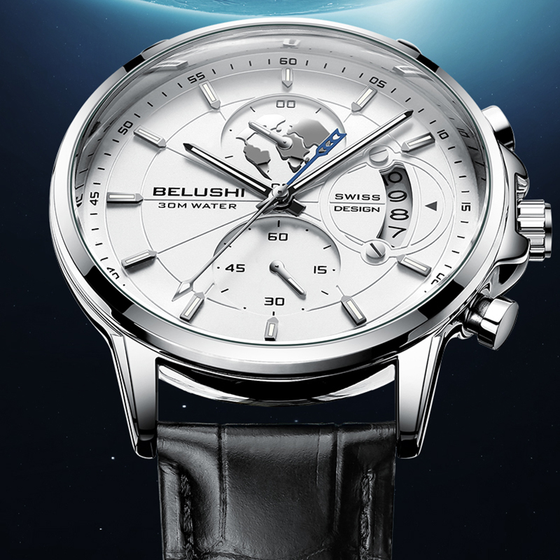 Mens Watches Waterproof Chrono - Luxury Watch Longines 评论和价格