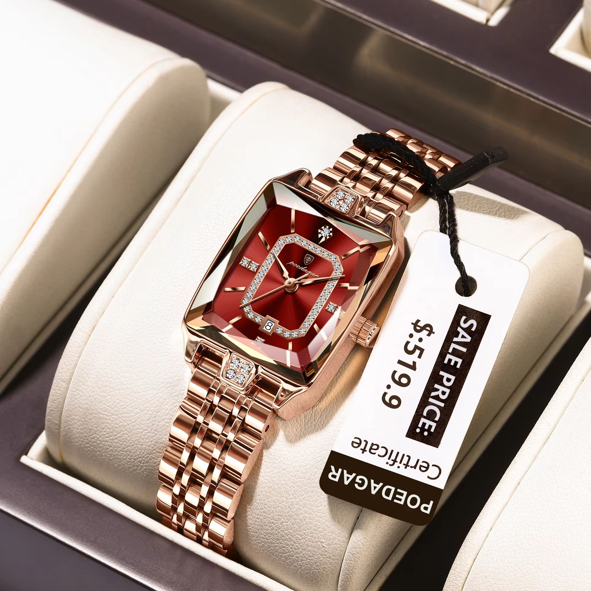 POEDAGAR Fashion Elegant Women - Ladies Luxury Watch 评论和价格