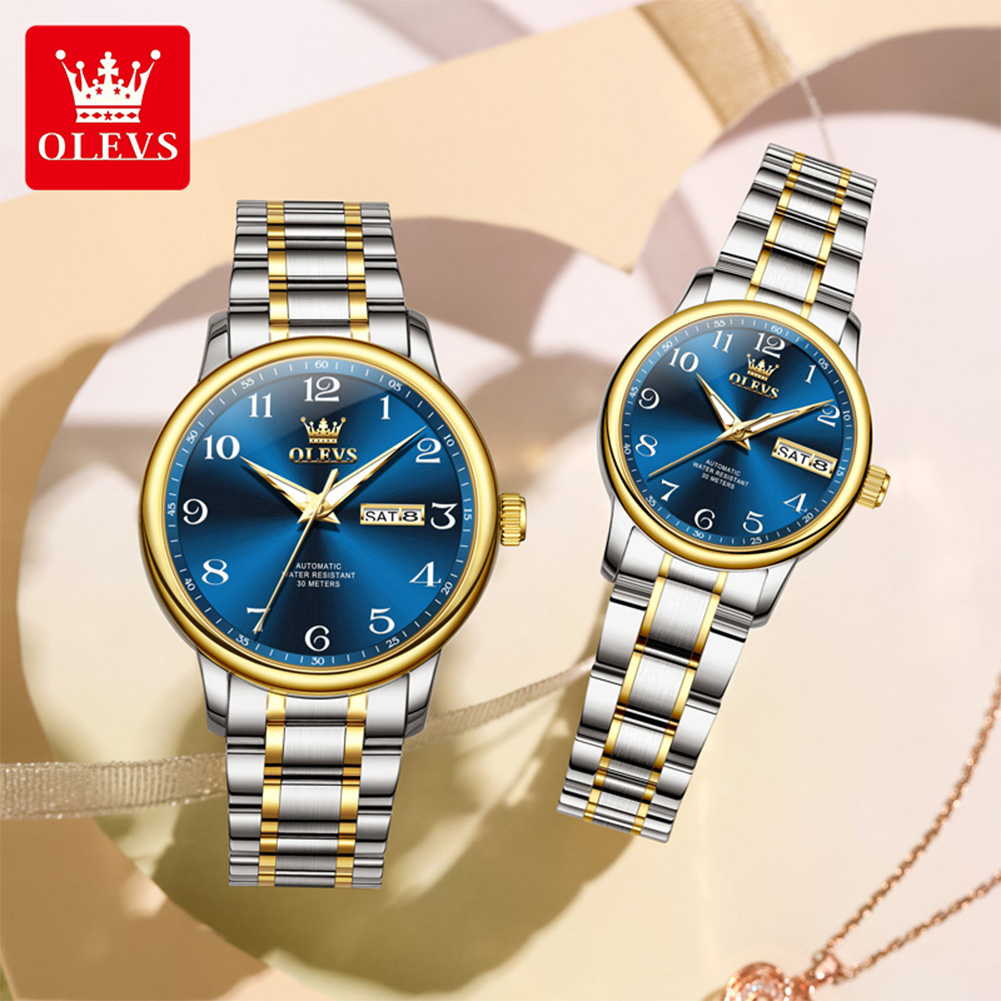 OLEVS Original Couple Watch 2  - Luxury Watch Arabic 评论和价格
