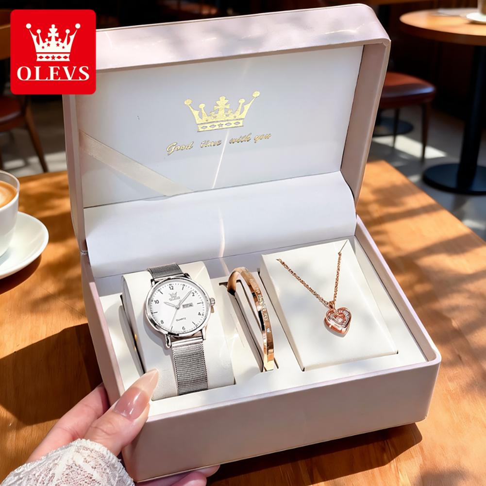 OLEVS 2996 Women Watches Origi - Luxury Watch Logo 评论和价格