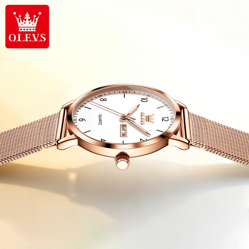 OLEVS 2996 Women Watches Origi - Luxury Watch Logo 评论和价格
