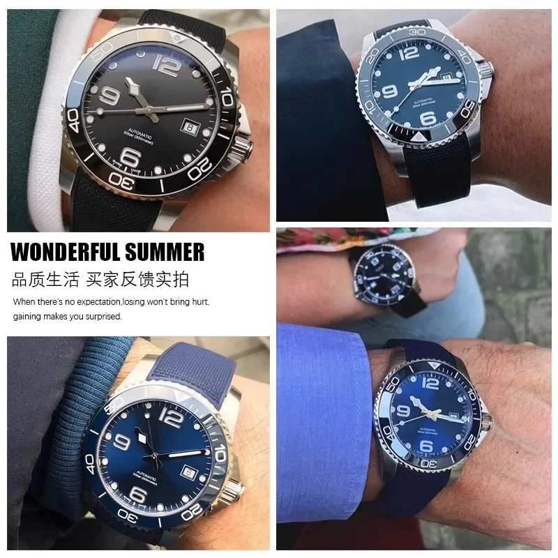 High Quality Silicone Fluorous - Luxury Watch Longines 评论和价格