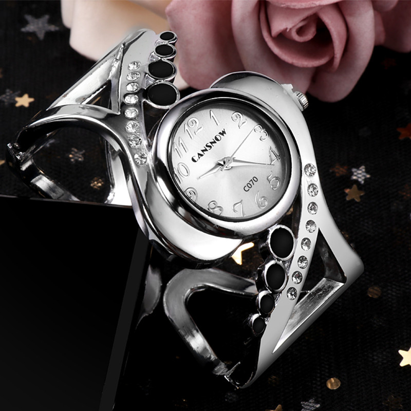 Women Bangle Wristwatch Crysta - Luxury Watch Diamond 评论和价格