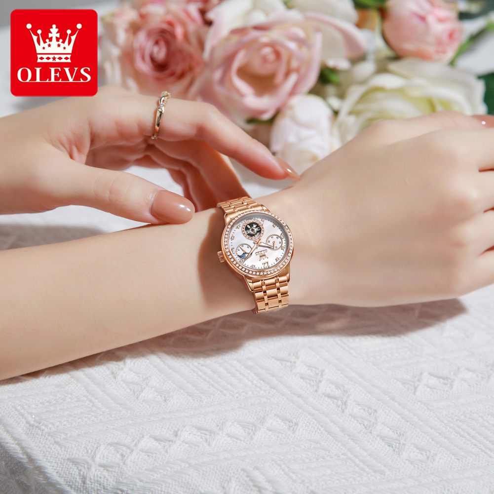 OLEVS Women's Watches Top Bran - Luxury Watch For 评论和价格