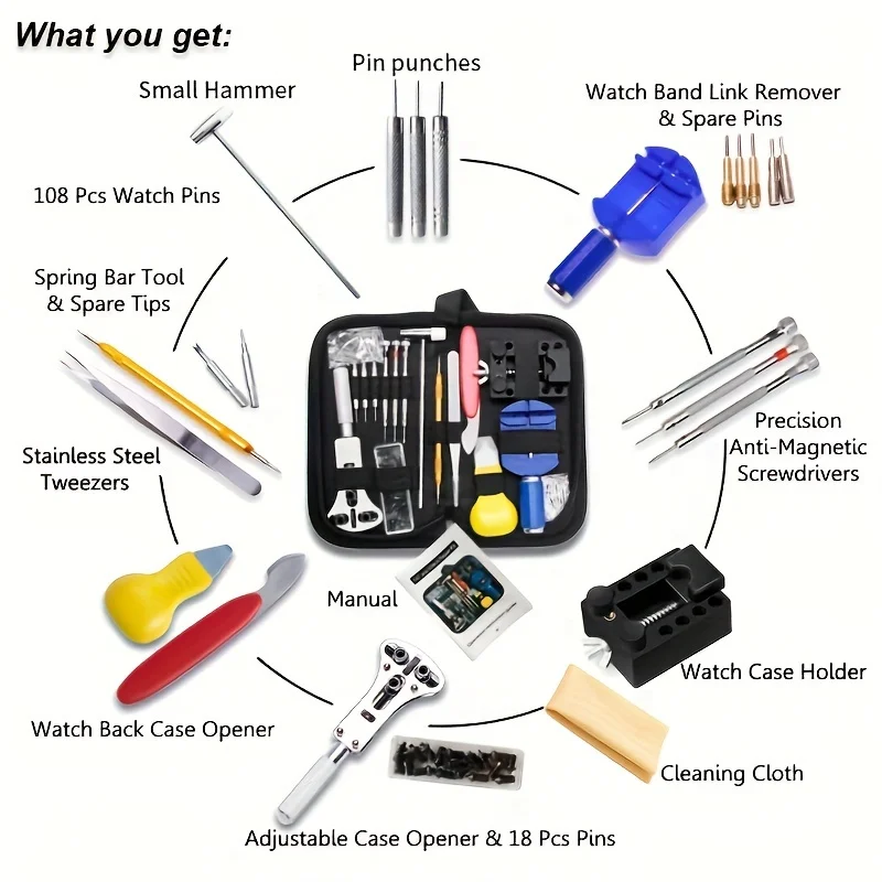 147pcs/set Watchmaker Watch Re - Luxury Watch Repair 评论和价格