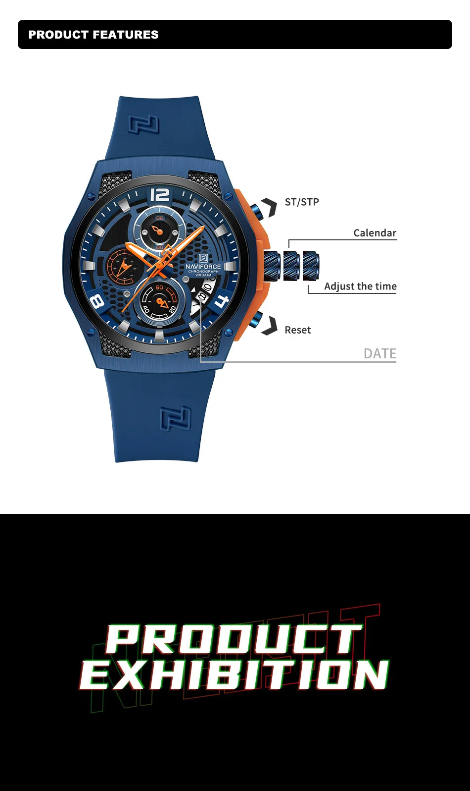 Naviforce NF8051L High Quality - Field Watch Military 评论和价格