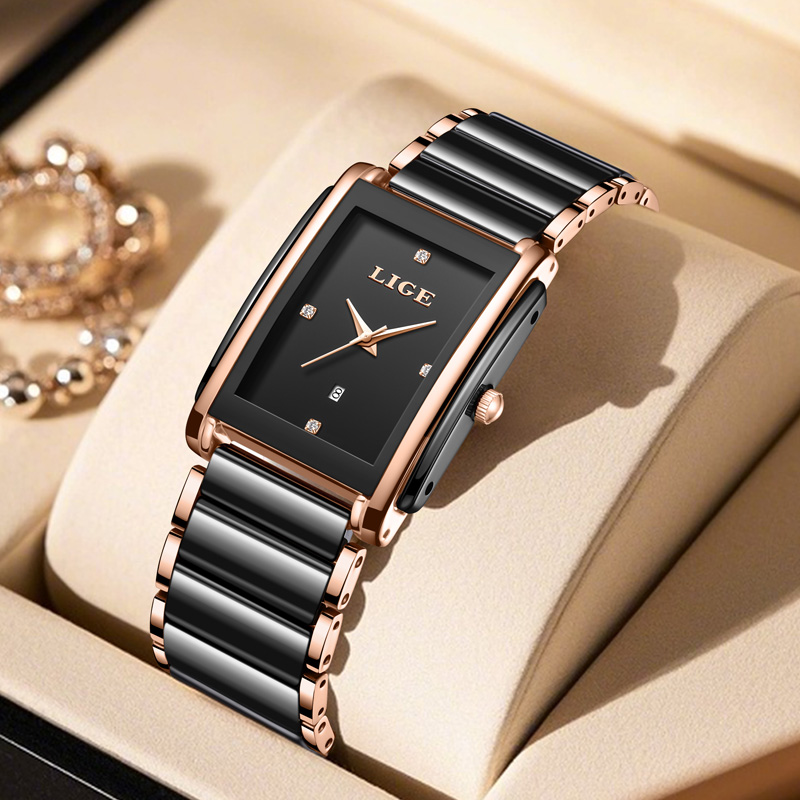 LIGE Fashion Elegant Women's W - Luxury Watch Holder 评论和价格