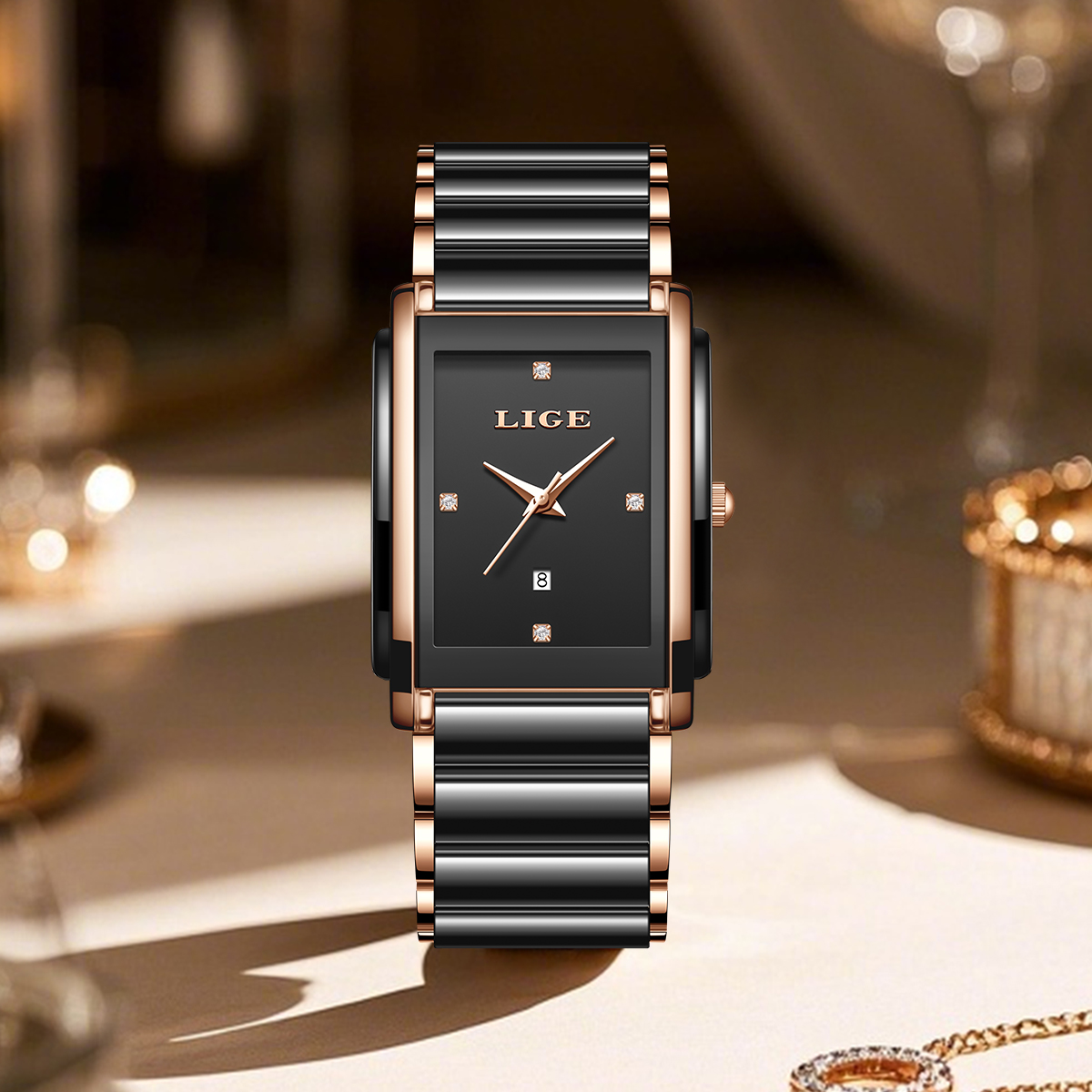 LIGE Fashion Elegant Women's W - Luxury Watch Holder 评论和价格