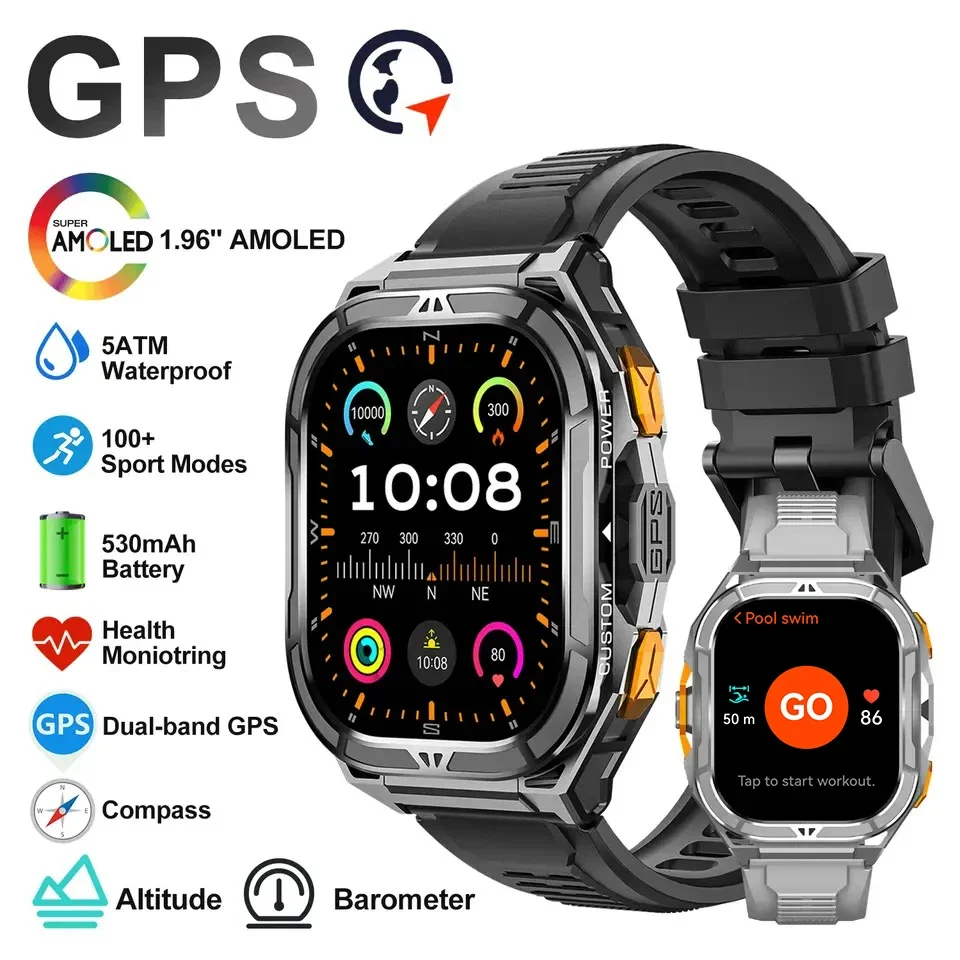Luxury AMOLED Smartwatch Real  - Luxury Watch Arabic 评论和价格