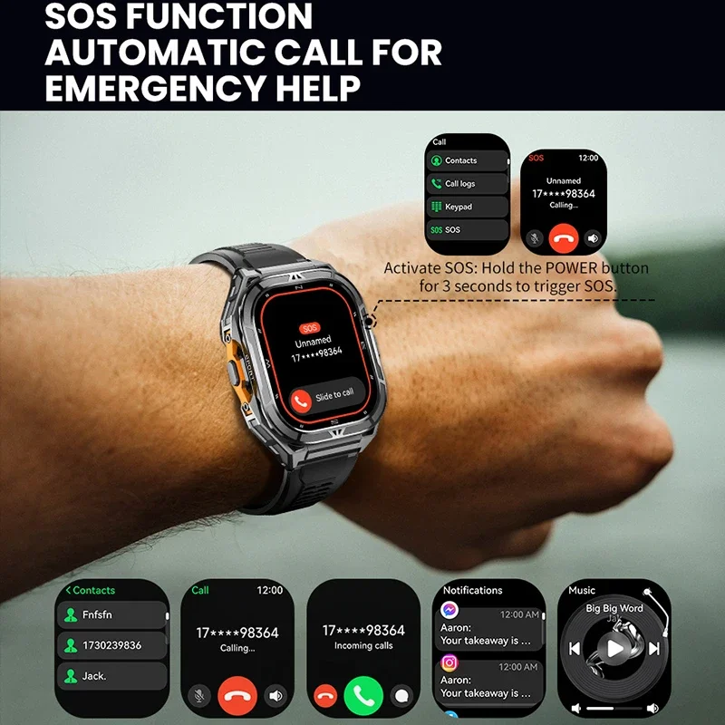 Luxury AMOLED Smartwatch Real  - Luxury Watch Arabic 评论和价格