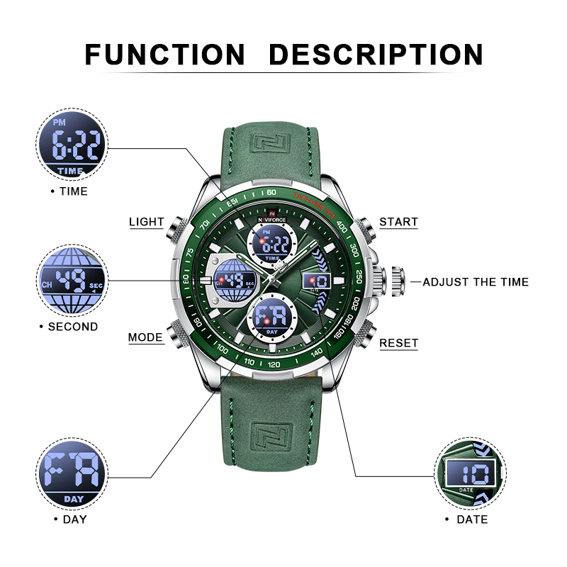 2022 NAVIFORCE Sport Watches f - Field Watch Military 评论和价格