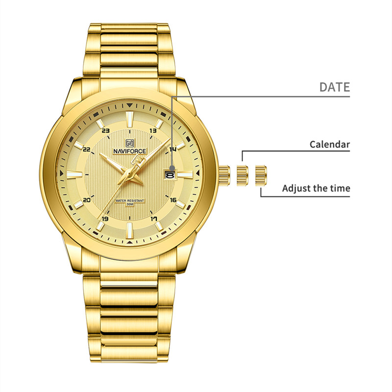2024 Top Brand NAVIFORCE Mens  - Field Watch Military 评论和价格