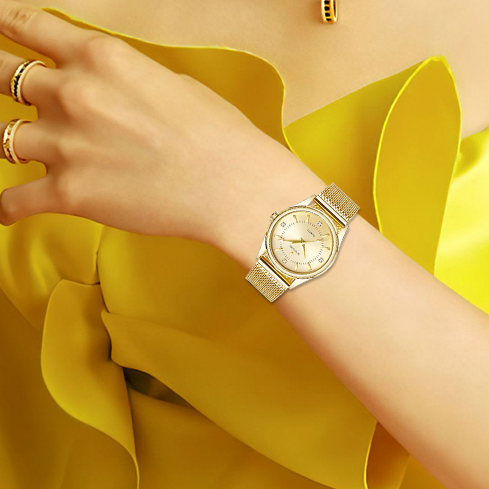 WWOOR Luxury Brand Dress Gold  - Luxury Watch Diamond 评论和价格